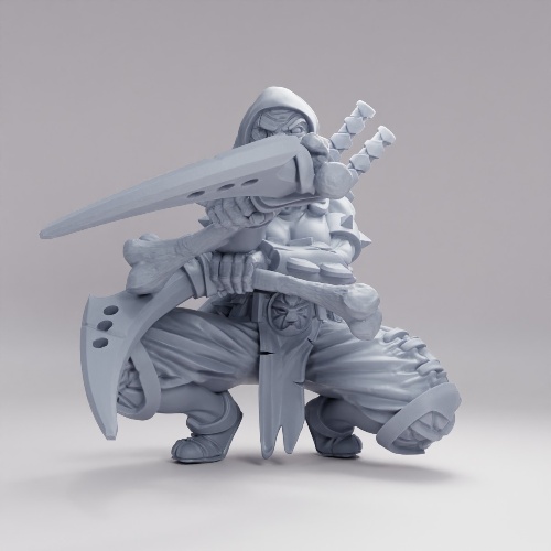 Picture of Crouching Ninja Undead