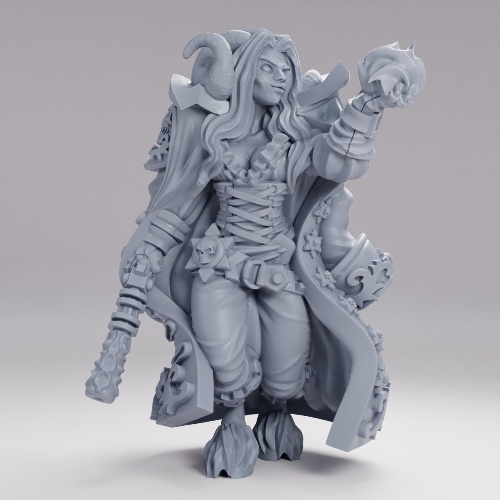 Picture of Female Faun Satyr Wizard