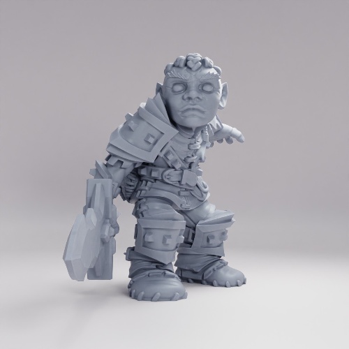 Picture of Halfling Warrior Fighter Greatsword