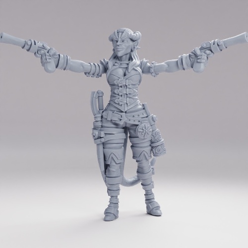 Picture of Tiefling Dual Pistol Pirate