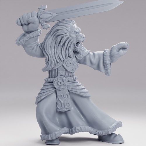 Picture of Lion Tabaxi Swordmaster