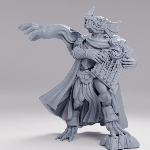 Picture of Blue Dragonborn Bard
