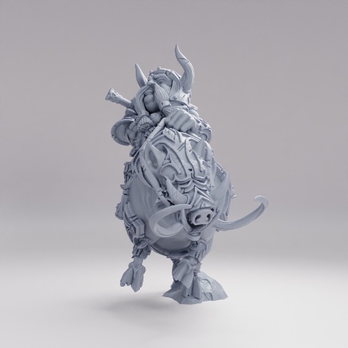 Picture of Dwarf Boar Rider