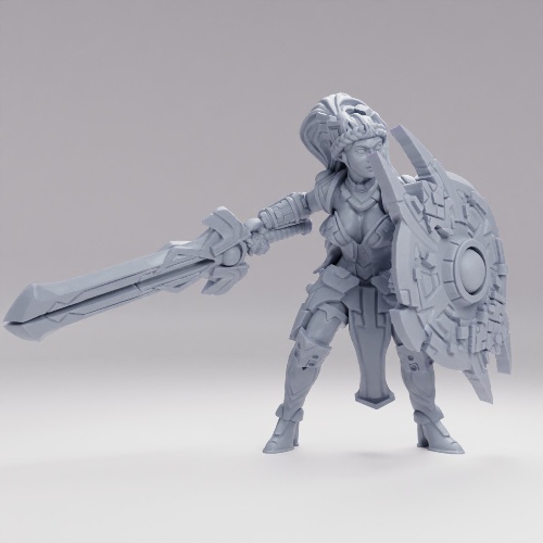 Picture of Heavy Paladin Girl