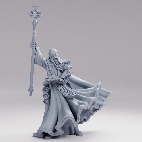 Picture of Mage With Spell Book