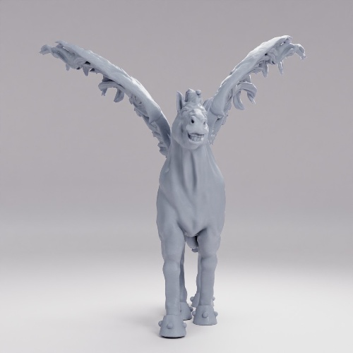 Picture of Nightmare Horse With Wings