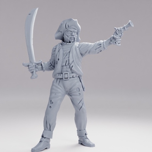 Picture of Pirate With Pistol
