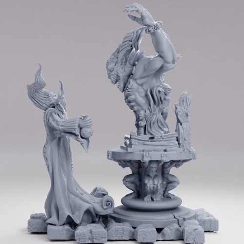 Picture of Wizard Summoning Demon