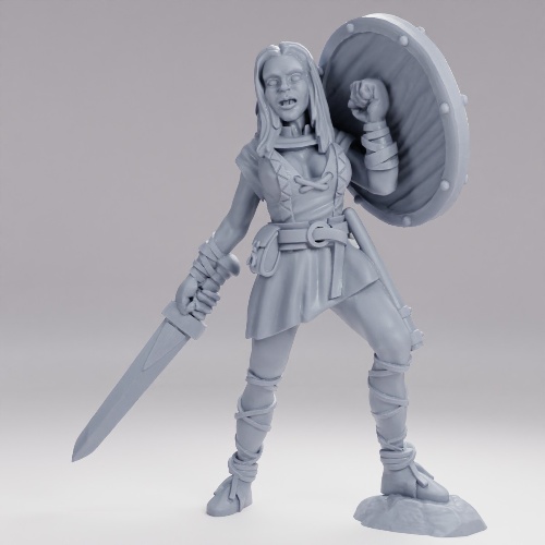 Picture of Young Barbarian Girl