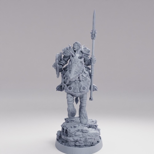Picture of Grand Pretresse Salome Du Lion Argent On Base