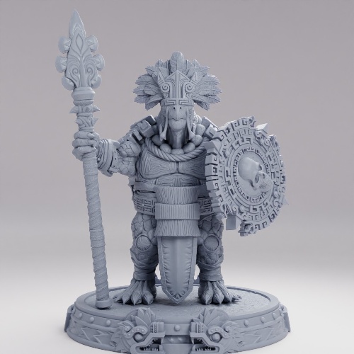 Picture of Quenacoatl The Sun Warden On Base