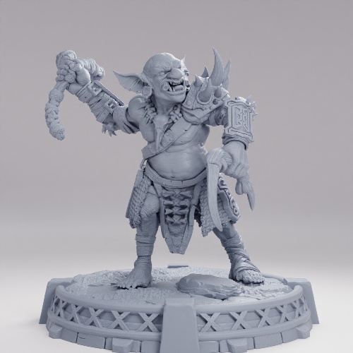 Picture of Snaggrik Cleavertooth On Base