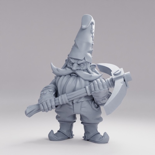 Picture of Fairy Tale Gnome With Pickaxe