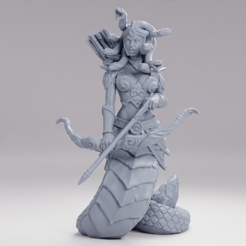 Picture of Gorgon Medusa With Bow