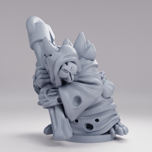 Picture of 15mm Rat Folk Censer Bearer A