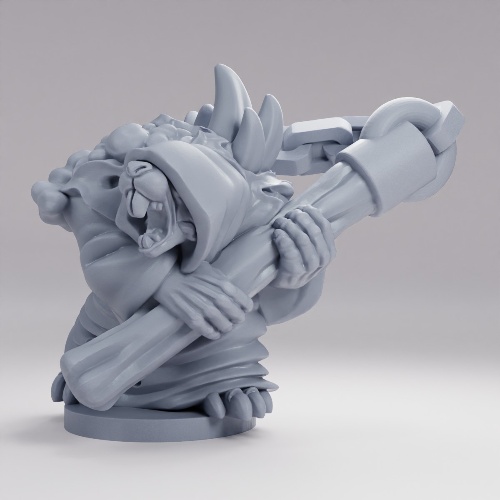 Picture of 15mm Rat Folk Censer Bearer C