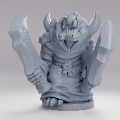 Picture of 15mm Rat Folk Plague Monk With Sword D