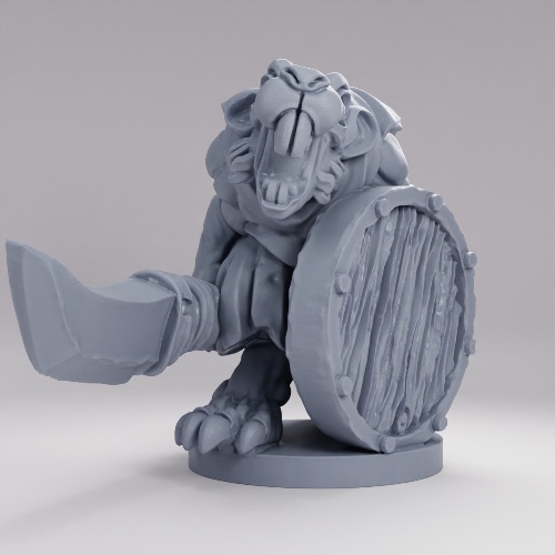 Picture of 15mm Rat Folk With Spear B