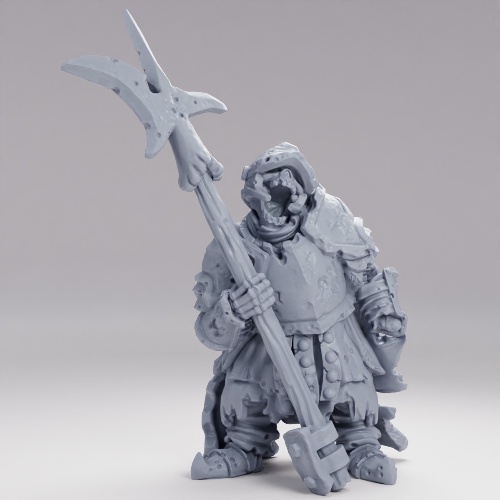 Picture of Armored Skeleton With Pollaxe A