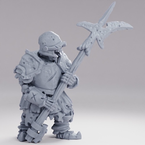 Picture of Armored Skeleton With Pollaxe C