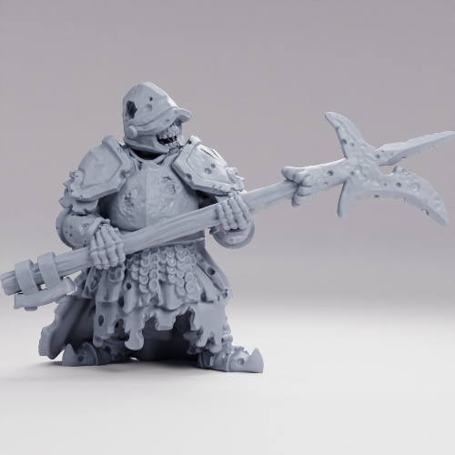 Picture of Armored Skeleton With Pollaxe E
