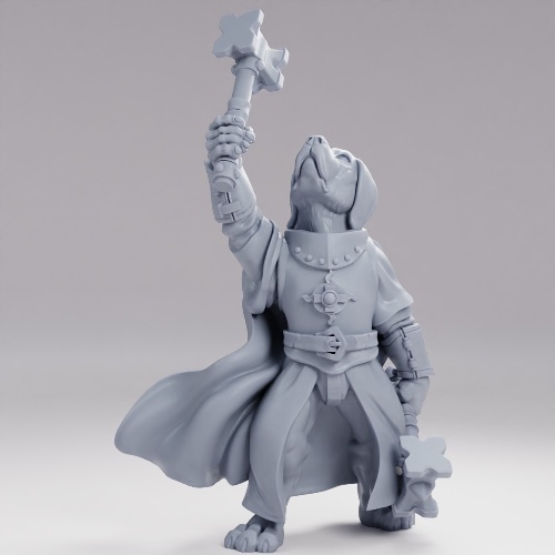 Picture of Beagle Cleric Pose B