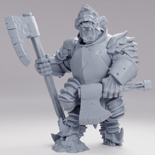 Picture of Beastman Armored Great Weapon A