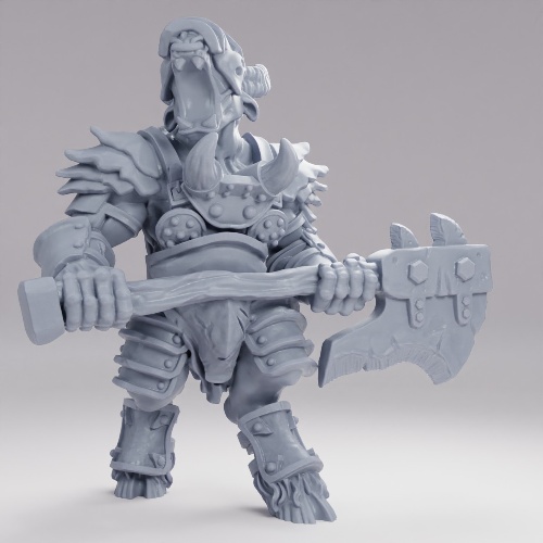 Picture of Beastman Armored Great Weapon B