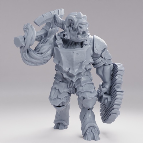 Picture of Beastman Armored With Weapon C