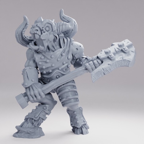 Picture of Beastman Leader Pose A