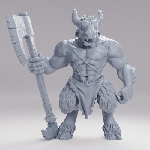 Picture of Beastmen Greataxe C