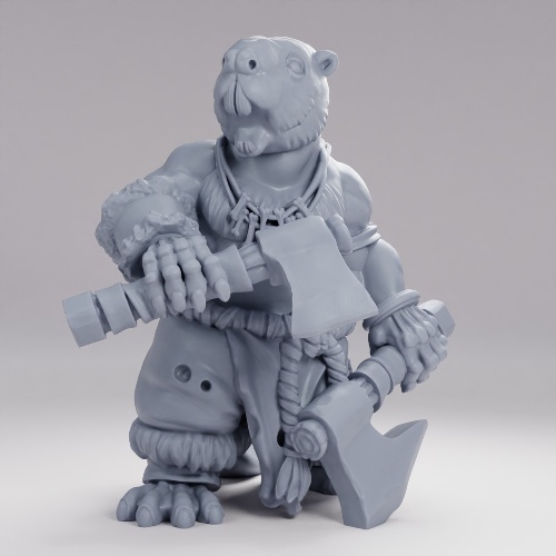 Picture of Beaver Barbarian Hand Axe A