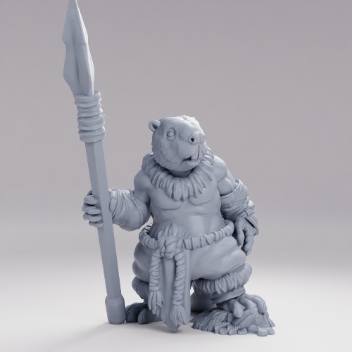 Picture of Beaver Barbarian Spear B