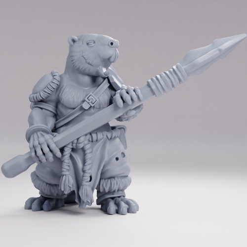 Picture of Beaver Barbarian Spear C