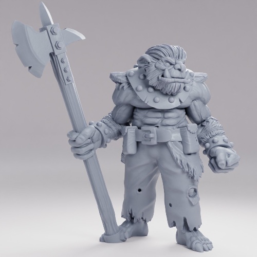 Picture of Bugbear Halberd Pose A