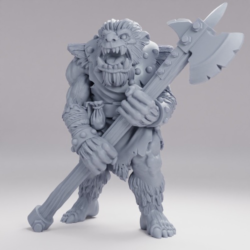 Picture of Bugbear Halberd Pose B