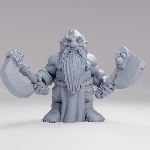 Picture of Dwarf Berserker Pose B
