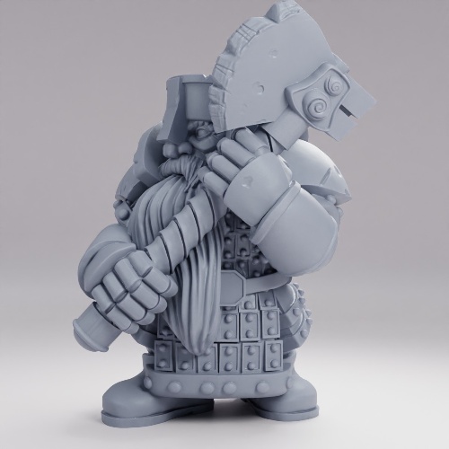 Picture of Dwarf Two Handed Axe Pose A
