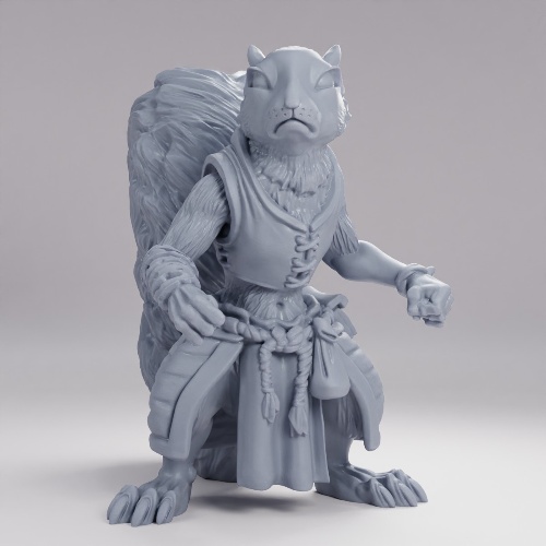 ふさふさ尻尾の偵察兵 の画像