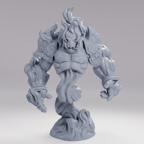 Picture of Fire Elemental Armored Pose A