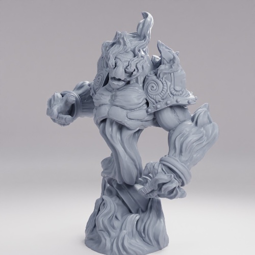 Picture of Fire Elemental Armored Pose B