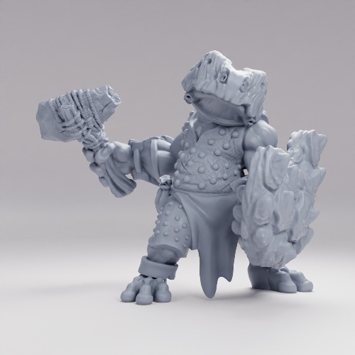 Picture of Frog Folk Axe And Shield A