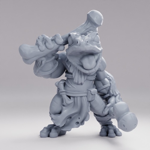 Picture of Frog Folk With Bone C