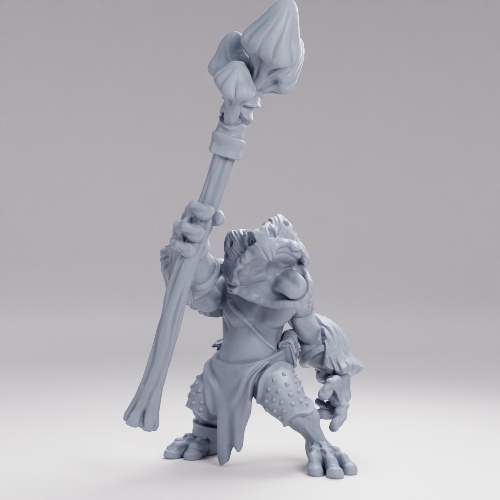Picture of Frog Folk With Shroom Staff B