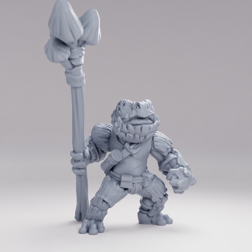 Picture of Frog Folk With Shroom Staff C