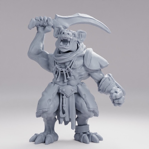 Picture of Gnoll Two Swords E