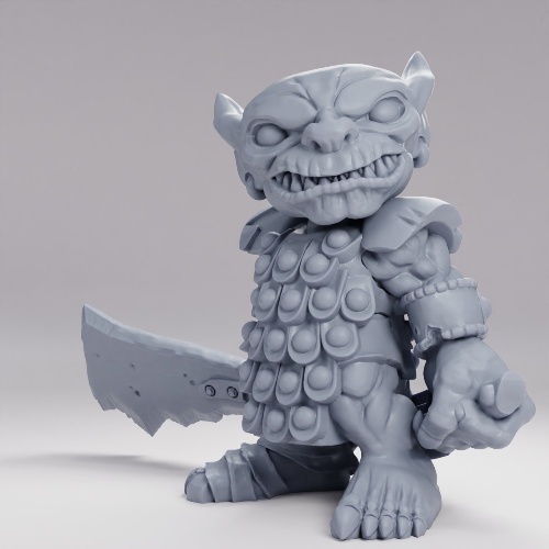 Picture of Goblin Dual Weapons Pose B