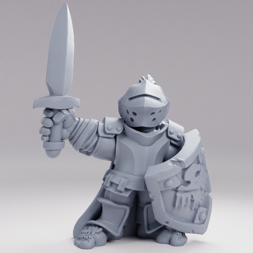 Picture of Halfling Paladin Pose B