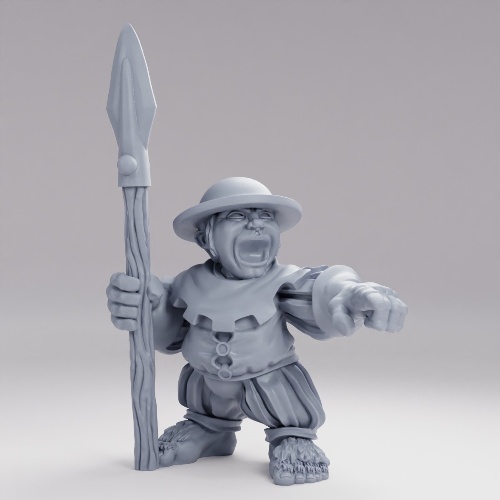 Picture of Halfling Spear Pose A