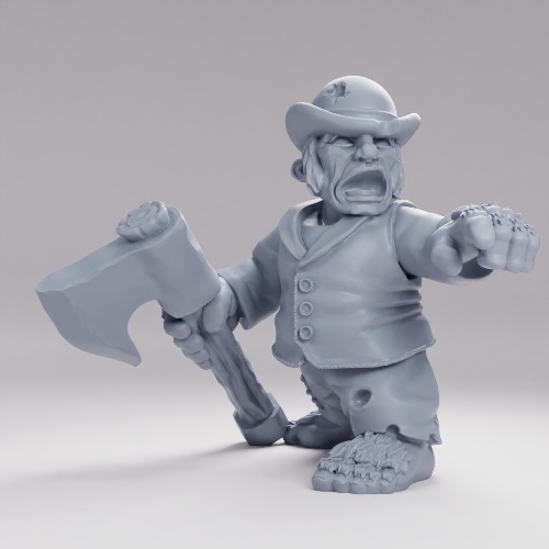 Picture of Halfling With Axe A